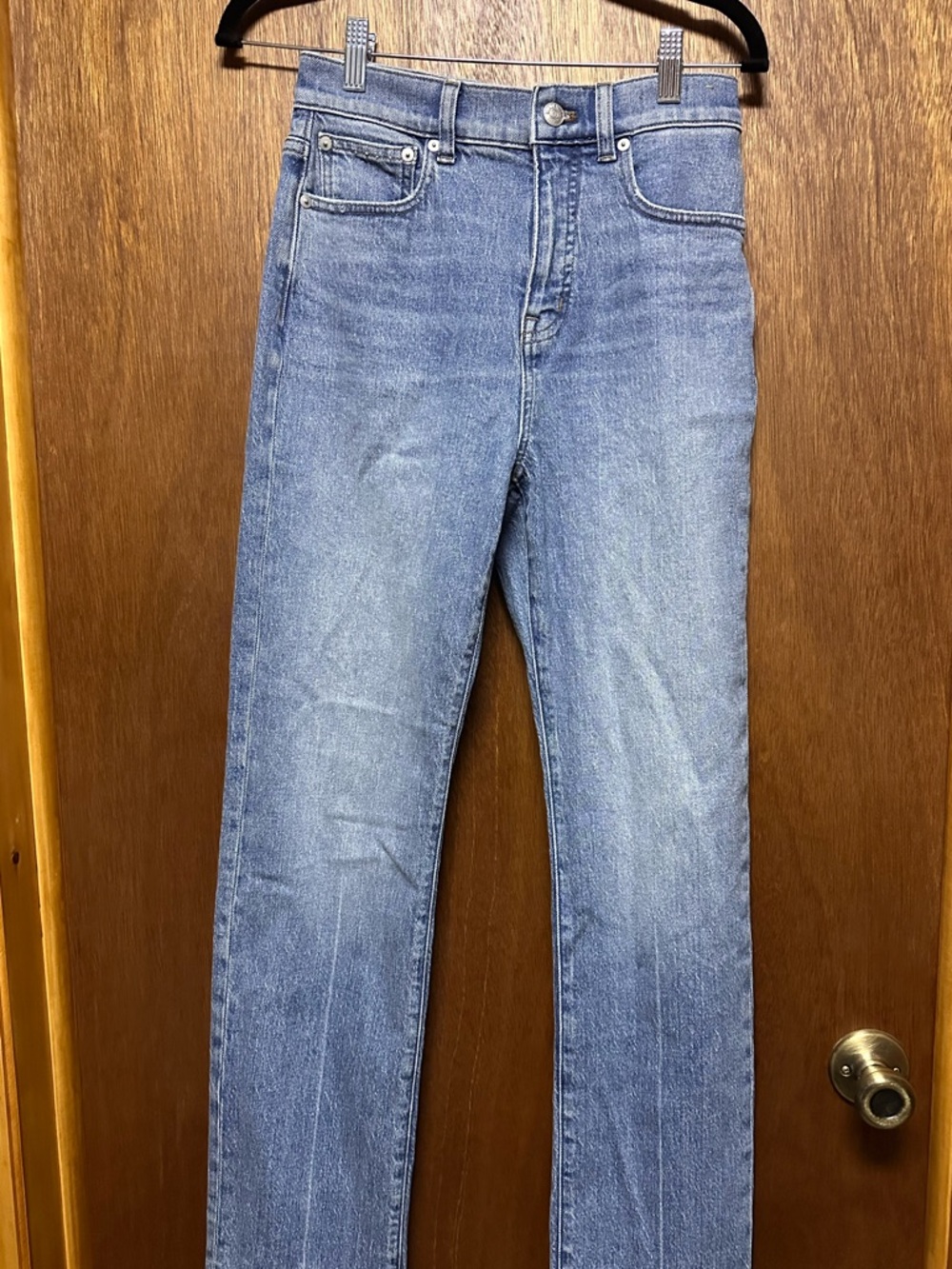 Madewell 90s Straight Leg Light Blue Jeans